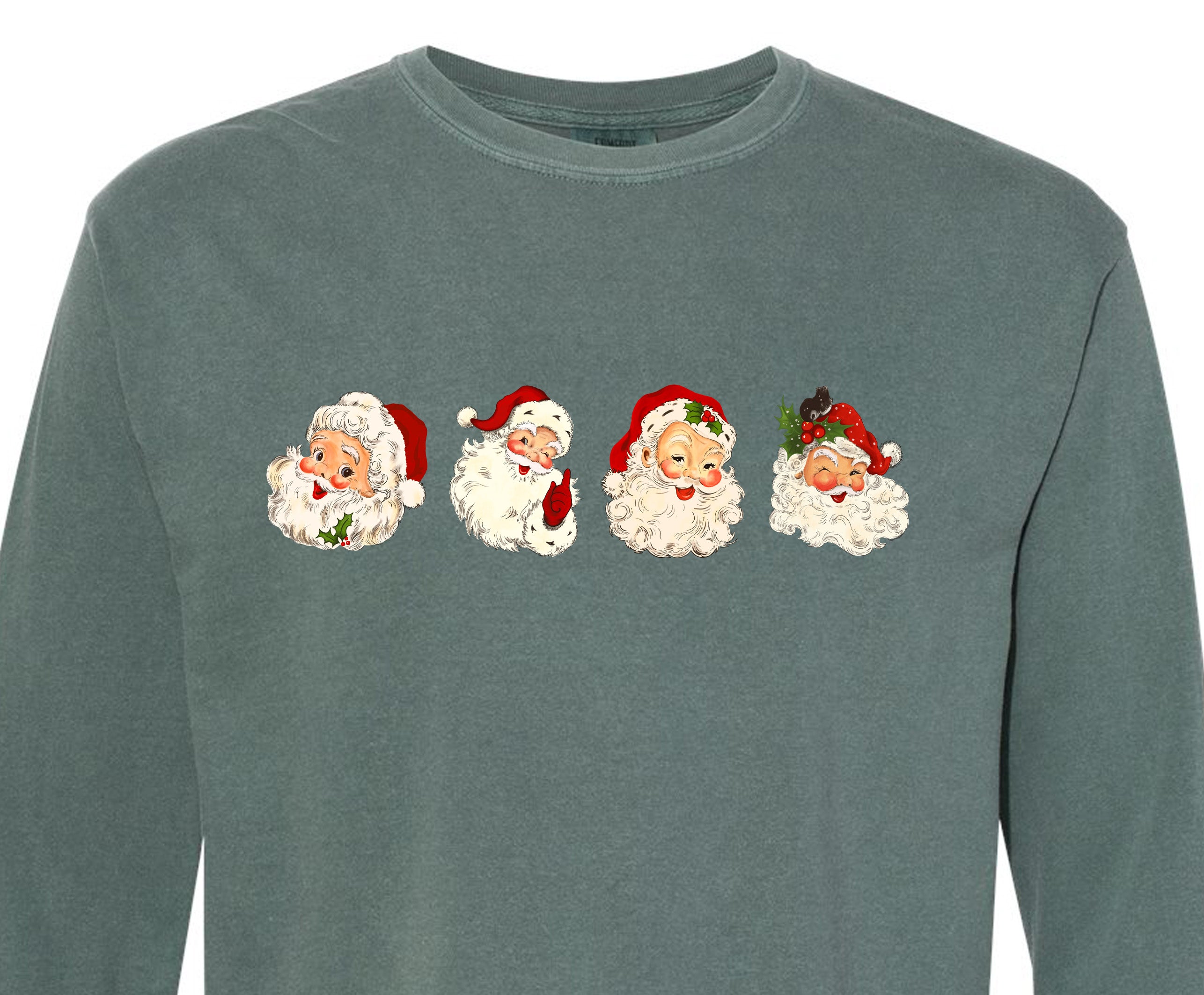 Vintage Santa - Long Sleeve Tee