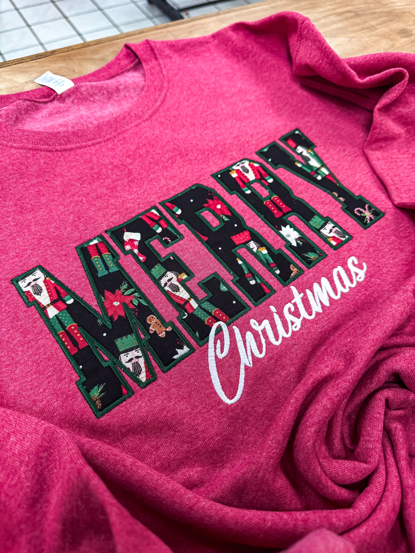 MERRY Appliqué Crewneck