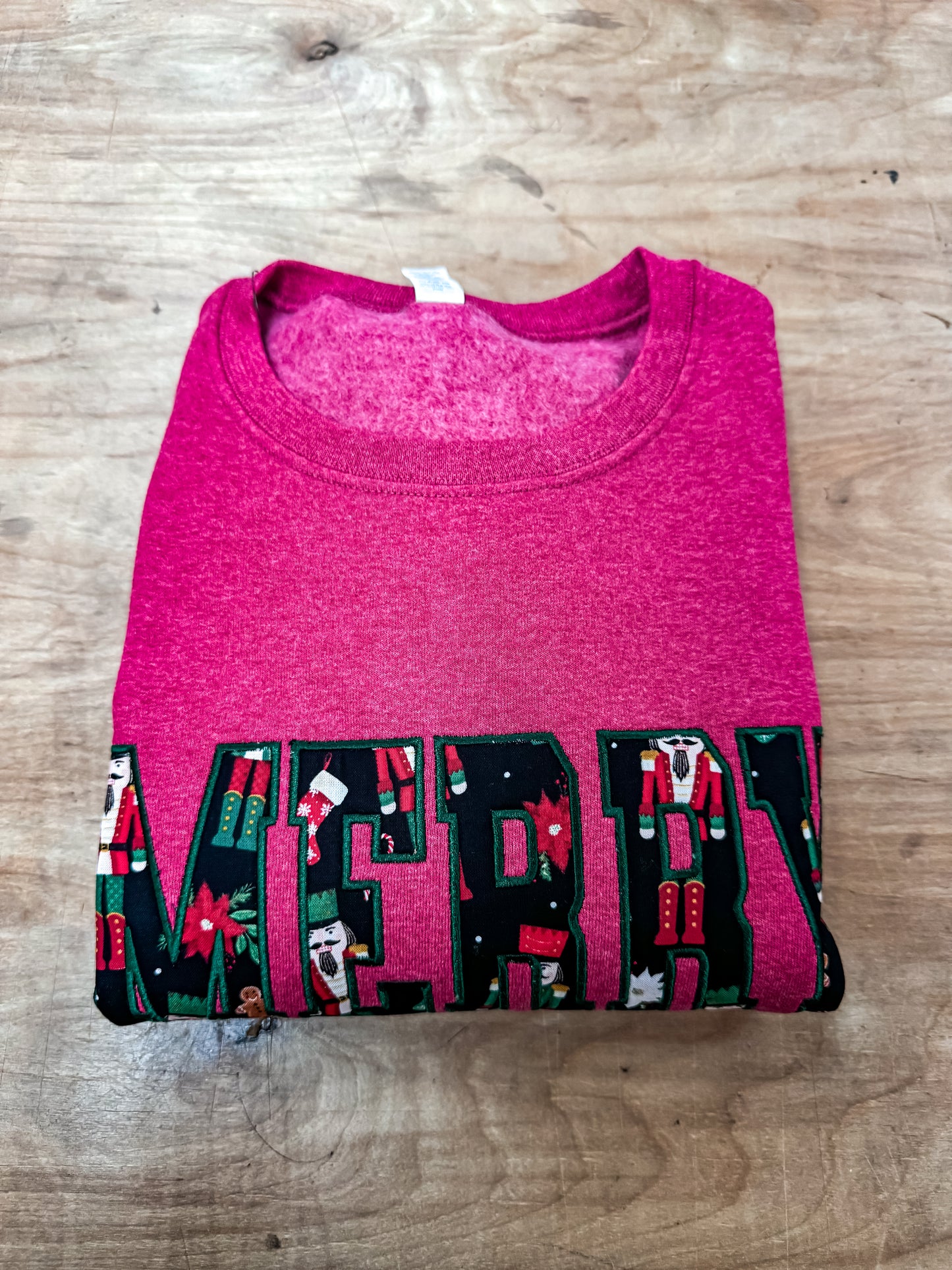 MERRY Appliqué Crewneck