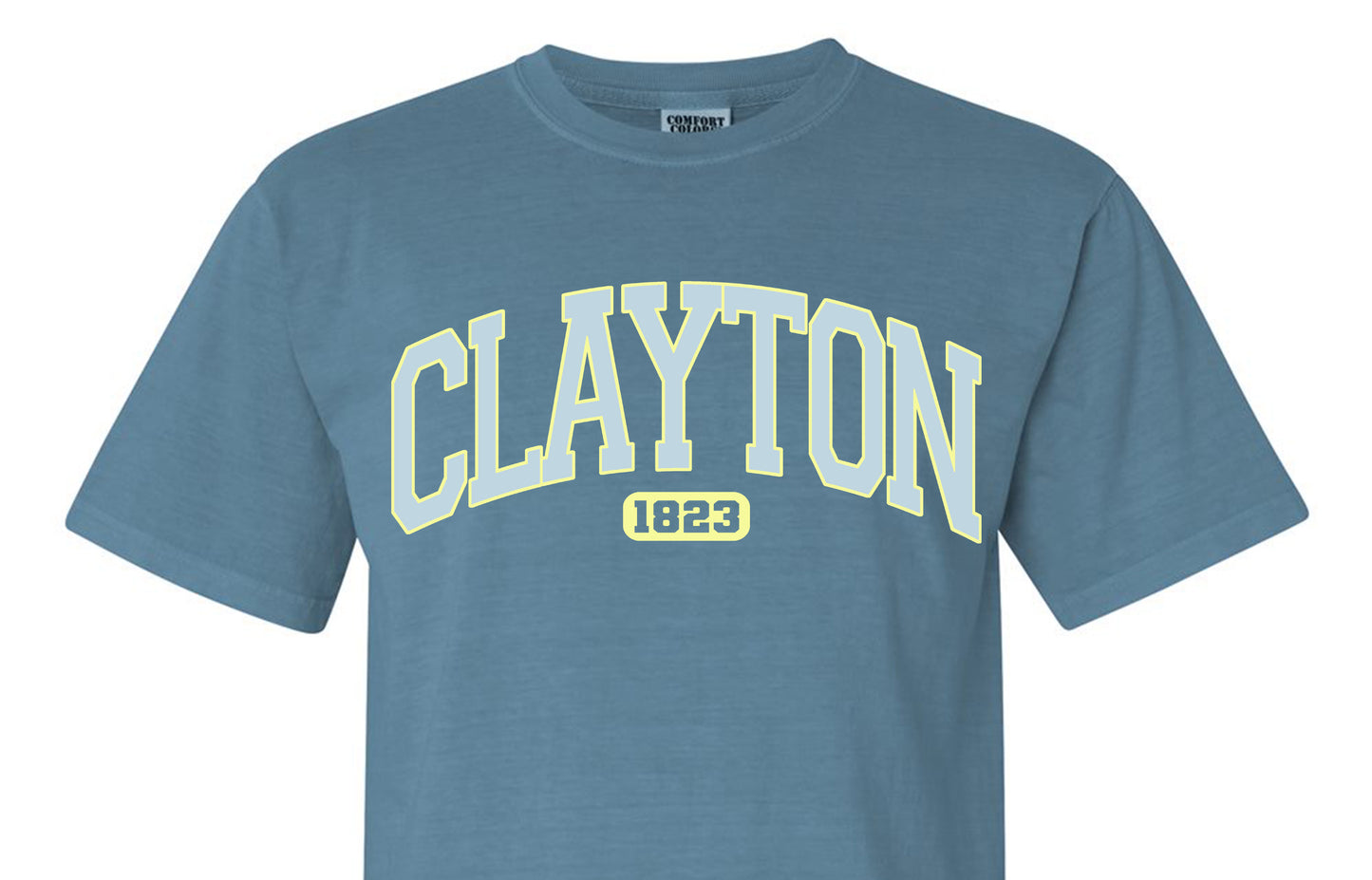 Vintage Clayton Tee - Ice Blue