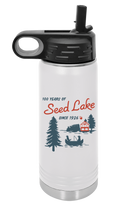 20 oz water bottle with 100 yr logo