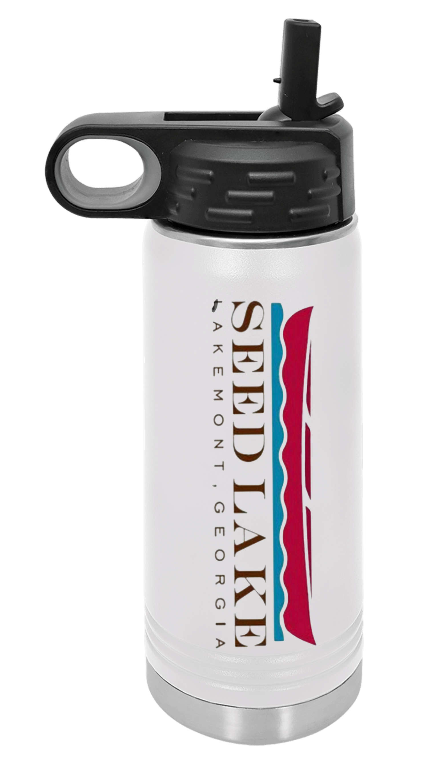 20 oz water bottle with logo