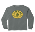 Comfort colors Long Sleeve T shirt with logo
