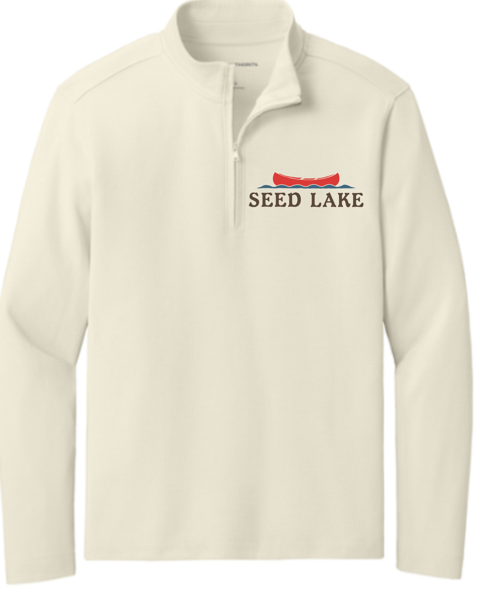 Seed Lake - 1/4 zip with logo