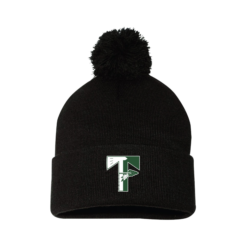 TFS - 12"Cuffed Pom Pom Beanie