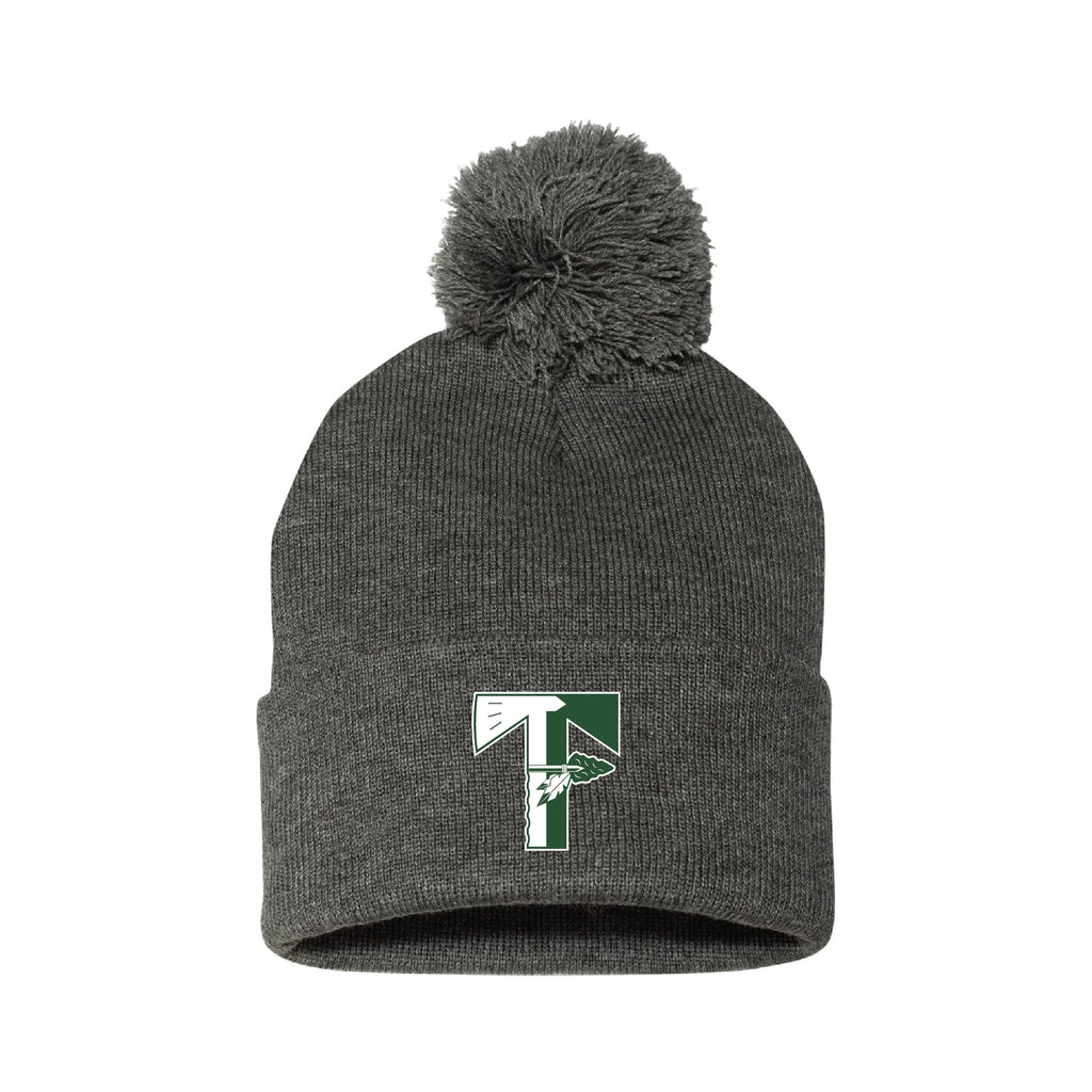 TFS - 12"Cuffed Pom Pom Beanie