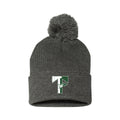 TFS - 12"Cuffed Pom Pom Beanie