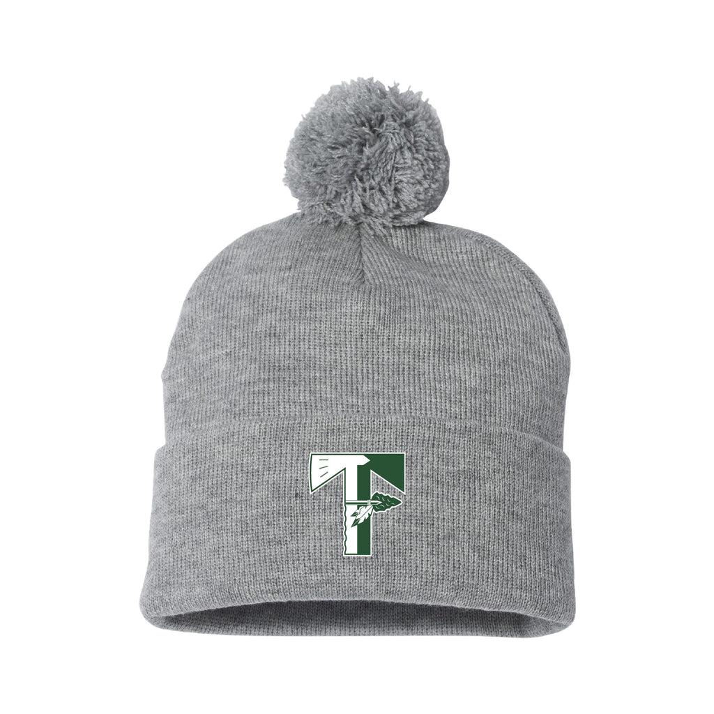 TFS - 12"Cuffed Pom Pom Beanie