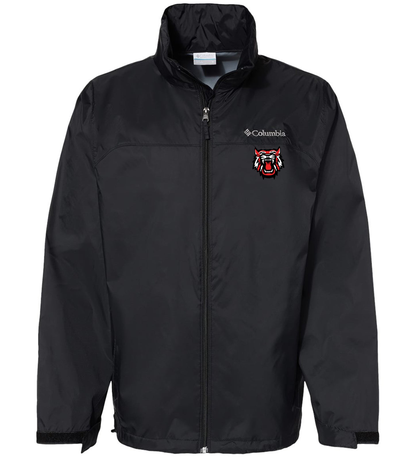 Columbia Rain Jacket with Cathead Embroidered Patch