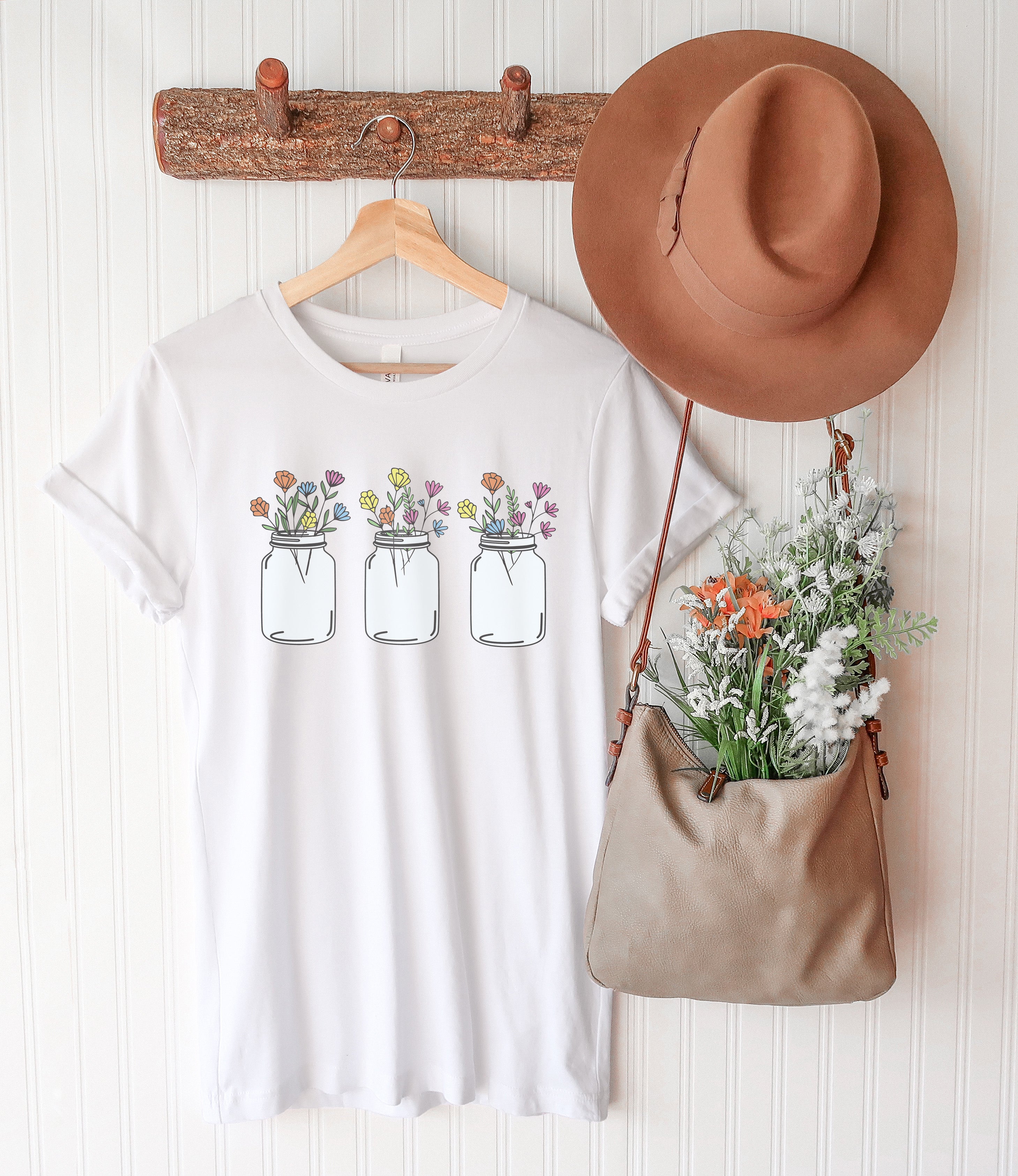Jars of Flowers Tee