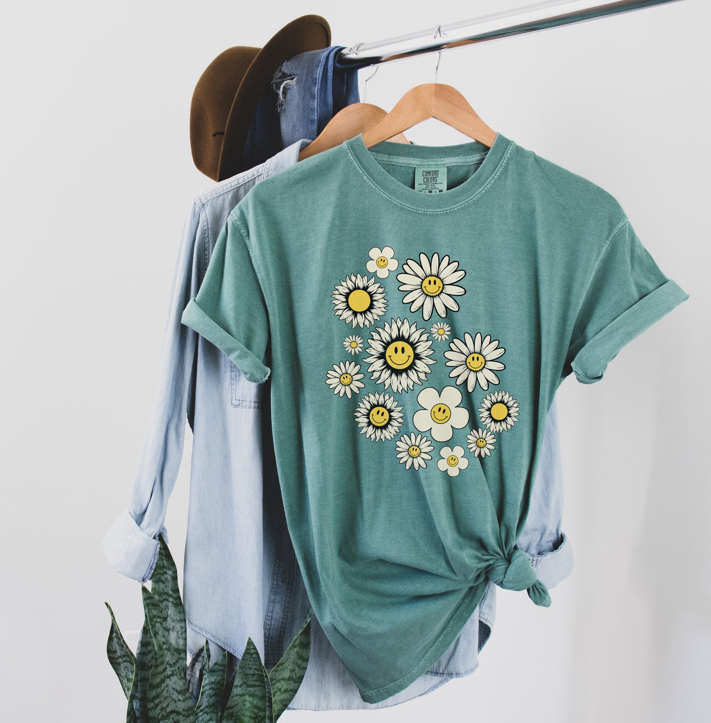 Floral Smiley Tee